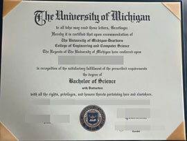 purchase realistic University of Michigan degree