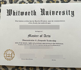 purchase realistic Whitworth University degree