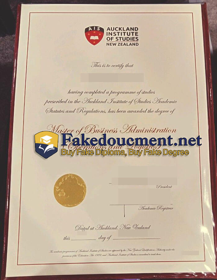 purchase realistic Auckland Institute of Studies diploma