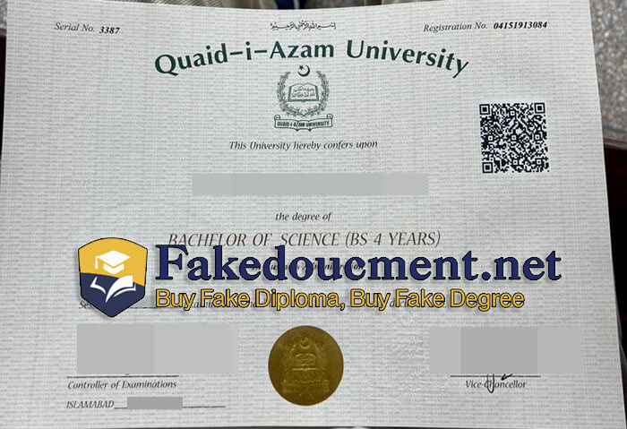 purchase realistic Quaid-i-Azam-University diploma