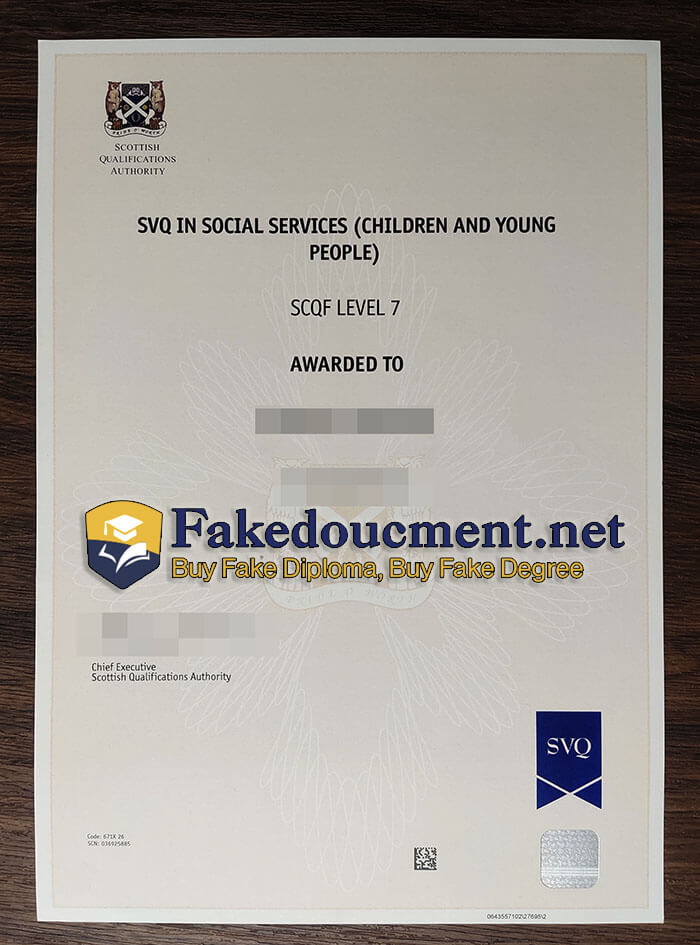 purchase realistic Scottish Qualifications Authority certificate