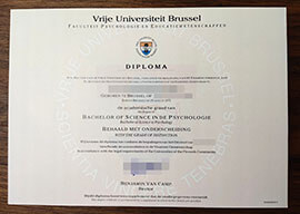 purchase realistic Vrije Universiteit Brussel degree