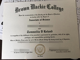 purchase realistic Brown Mackie College degree