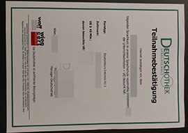 purchase realistic Deutschothek Sprachschule certificate