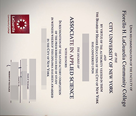 purchase realistic Laguardia Community College degree