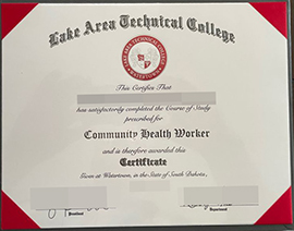 purchase realistic Lake Area Technical College certificate