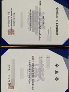 purchase realistic Seoul National University certificate