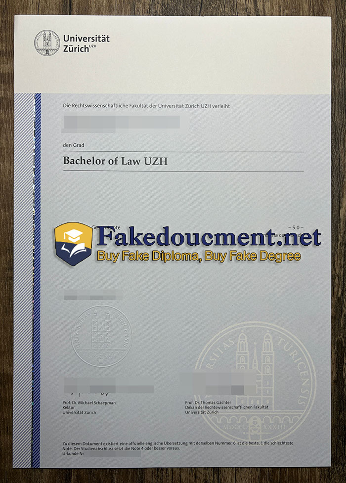 purchase realistic Universitat Zurich diploma