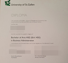 purchase realistic University of St Gallen degree