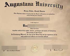 purchase realistic Augustana University degree