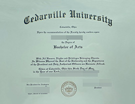 purchase realistic Cedarville University degree