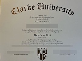 purchase realistic Clarke University degree