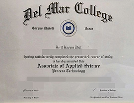 purchase realistic Del Mar College diploma