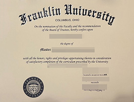 purchase realistic Franklin University degree