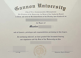 purchase realistic Gannon University degree
