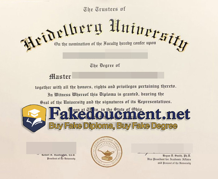 purhase realistic Heidelberg University diploma