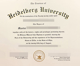 purchase realistic Heidelberg University degree