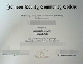 purchase realistic Johnson County Community College degree