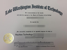 purchase realistic Lake Washington Institute of Technology diploma