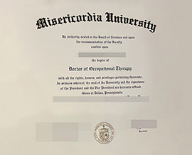 purchase realistic Misericordia University degree