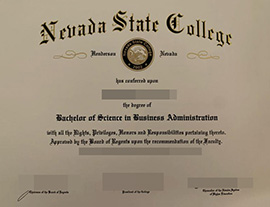 purchase realistic Nevada State College degree