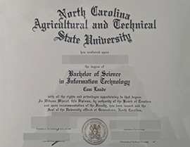 purchase realistic North Carolina A&T State University degree