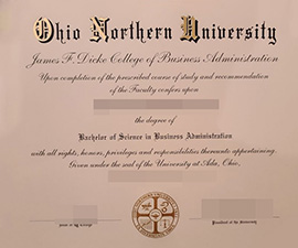 purchase realistic Ohio Northern University degree
