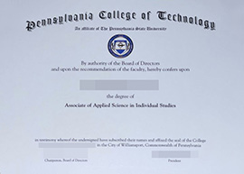 purchase realistic Pennsylvania College of Technology degree