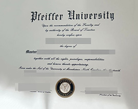 purchase realistic Pfeiffer University degree