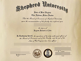 purchase realistic Shepherd University degree