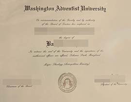 purchase realistic Washington Adventist University degree