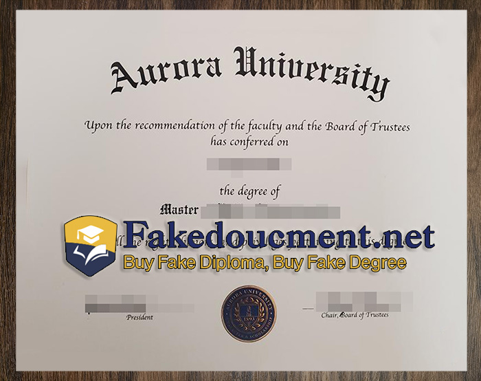 purchase realistic Aurora University diploma