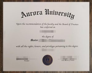 purchase realistic Aurora University degree