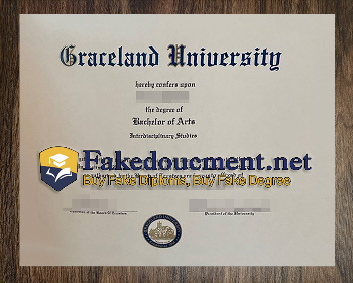 purchase realistic Graceland University diploma