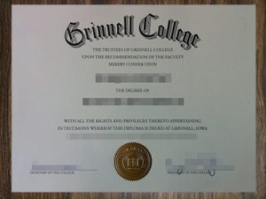 purchase realistic Grinnell College degree