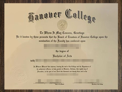 purchase realistic Hanover College degree