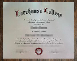 purchase realistic Morehouse College degree