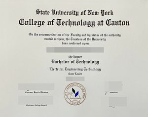 purchase realistic SUNY College of Technology at Canton degree