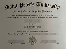 purchase realistic Saint Peter's University degree