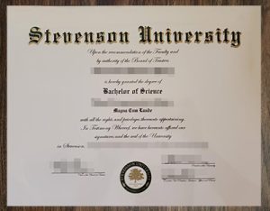 purchase realistic Stevenson University degree