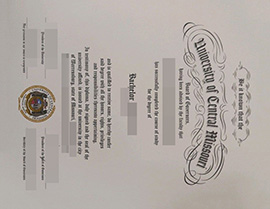 purchase realistic University of Central Missouri degree