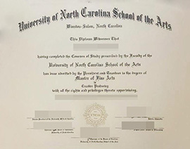 purchase realistic University of North Carolina School of the Arts degree
