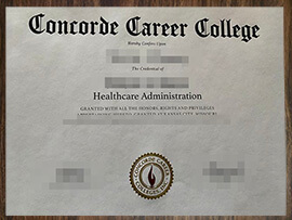 purchase realistic Concorde Career College degree