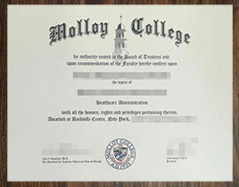 purchase realistic Molloy College degree