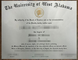 purchase realistic University of West Alabama degree