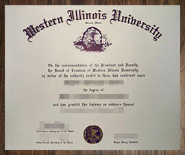 purchase realistic Western Illinois University degree