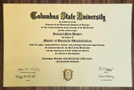 purchase realistic Columbus State University degree