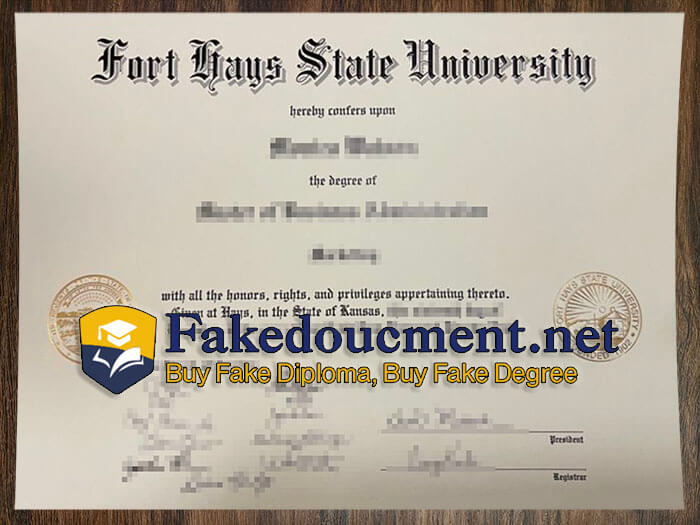 purchase realistic Fort Hays State University diploma