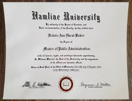 purchase realistic Hamline University degree