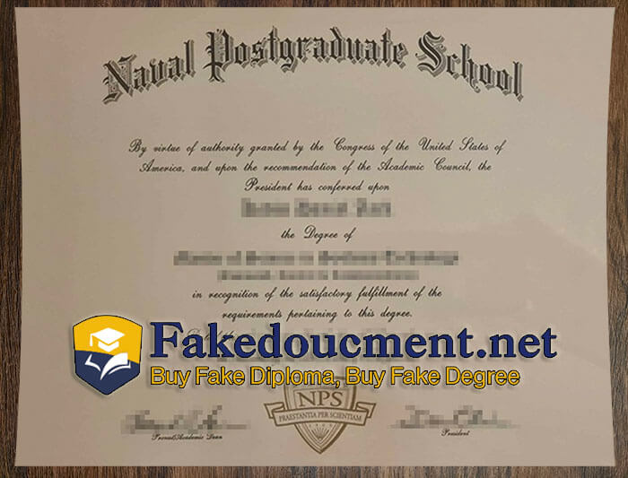 purchase realistic Naval Postgraduate School diploma